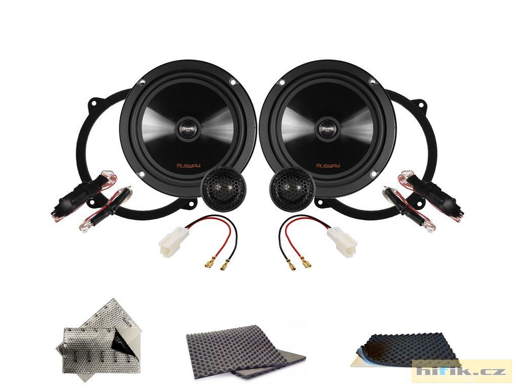 Kompletní SET předních reproduktorů do Alfa Romeo 159 (2005-2011) - Musway