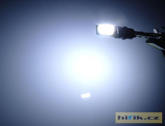 LED autožárovky W5W T10 COB CAN BUS oboustranné
