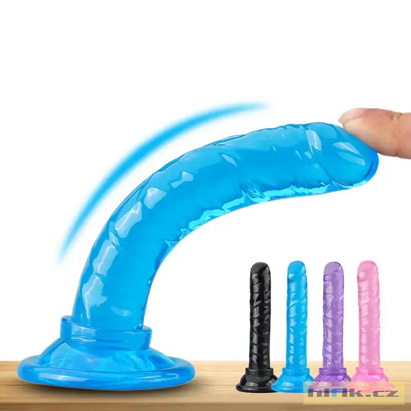 Mini realistické dildo s přísavkou růžové