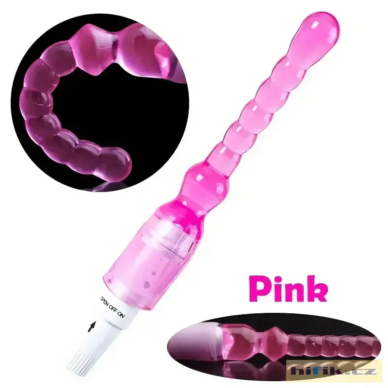 Silikonový anální vibrátor