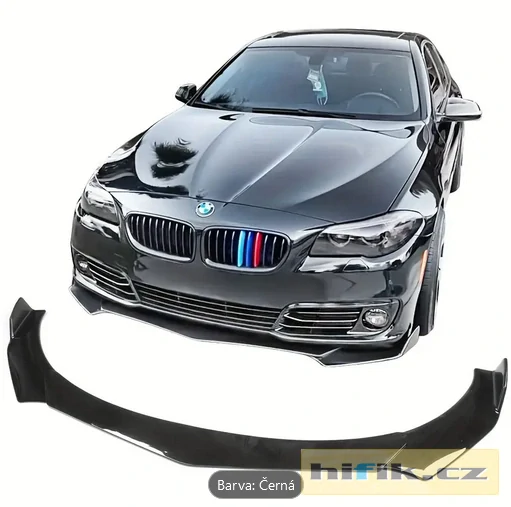 Lesklý černý přední splitter