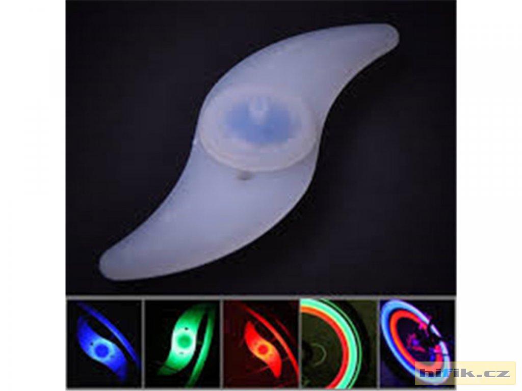 LED světlo do výpletu kola