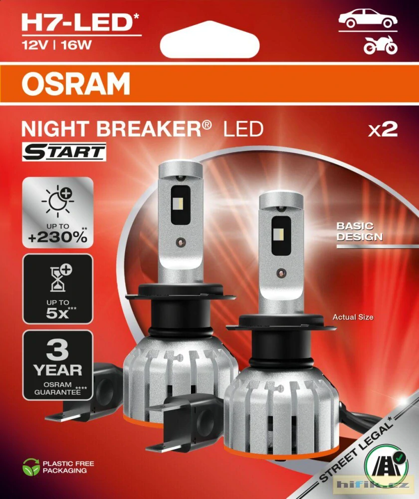 OSRAM H7 NIGHT BREAKER LED START 12V