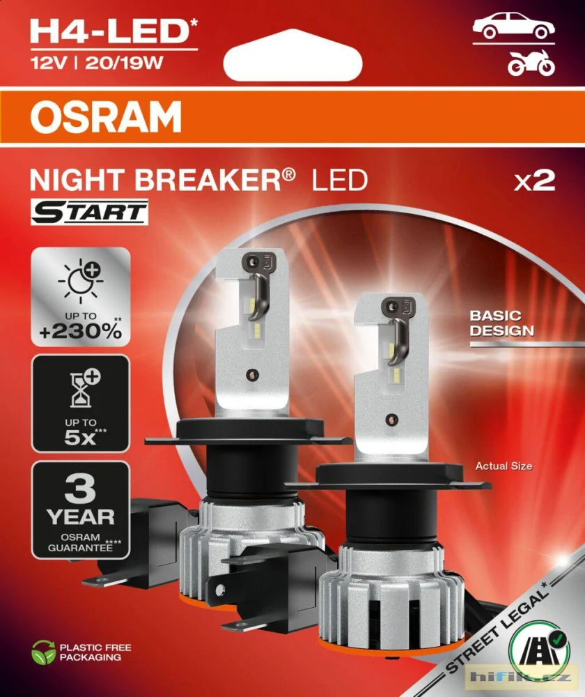 OSRAM H4 NIGHT BREAKER LED START 12V