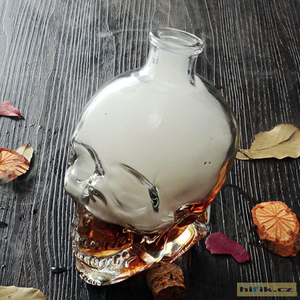 Karafa křišťálová lebka 400 ml