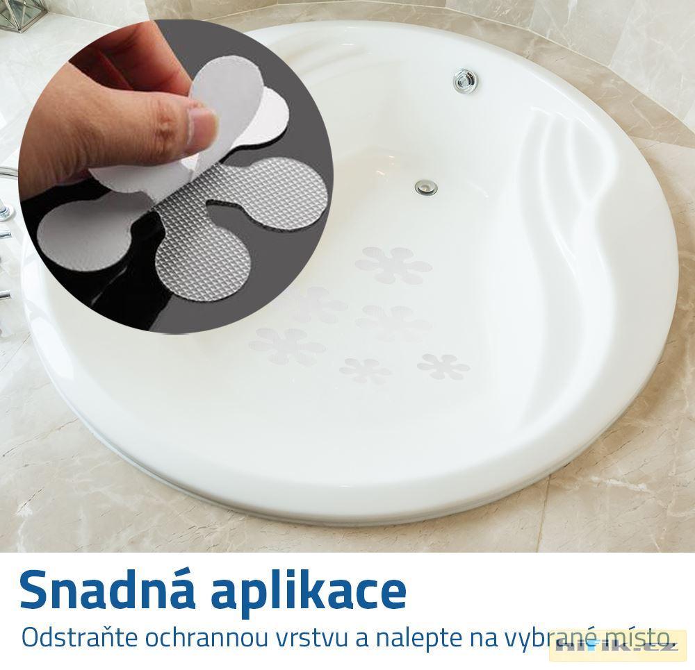 Protiskluzové nálepky do vany