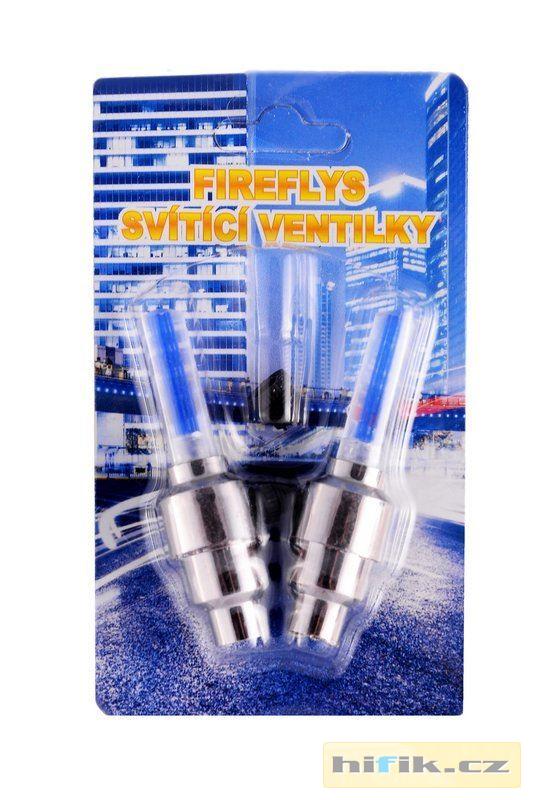 Svítící ventilky 2 ks - modré