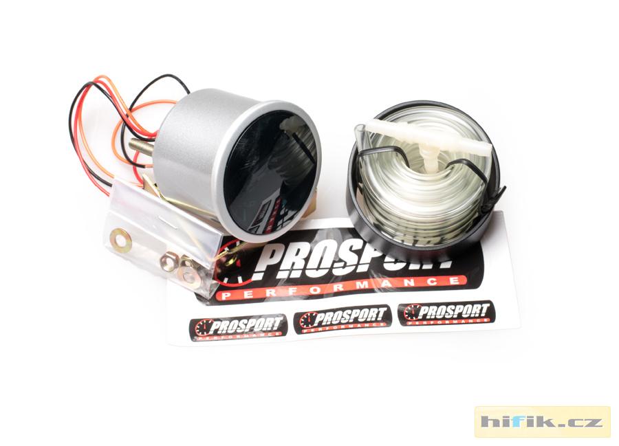 PROSPORT Performance přídavný budík řady Smoke, měřená hodnota tlak turba do 2 bar