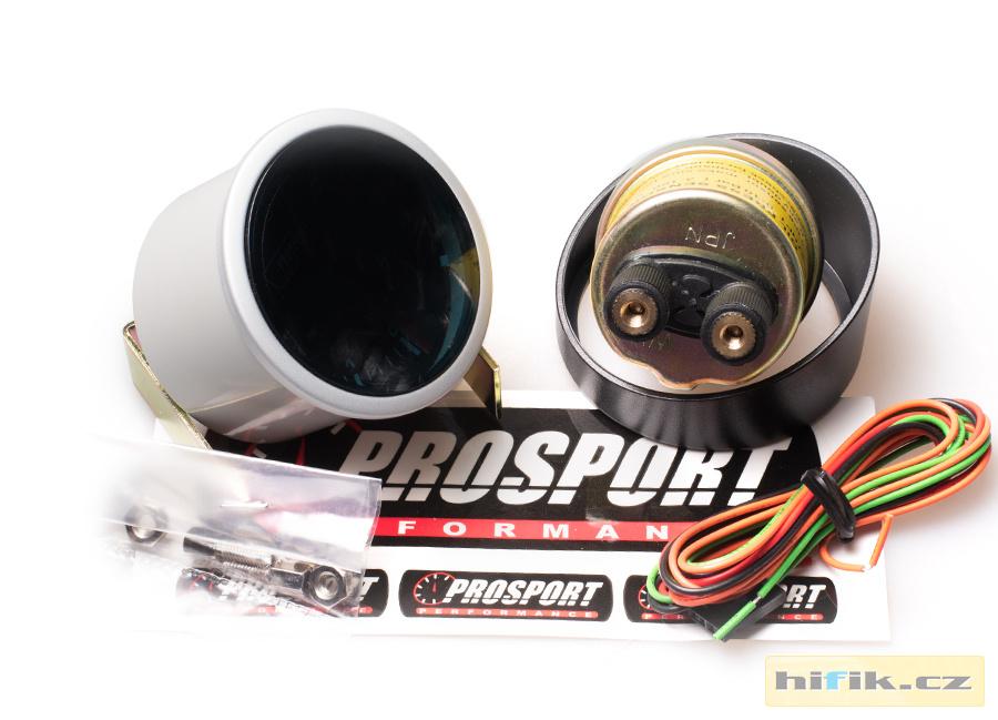 PROSPORT Performance přídavný budík řady Smoke, měřená hodnota tlak oleje