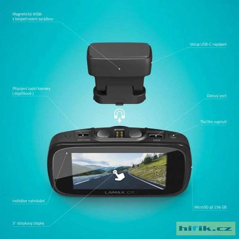 Autokamera LAMAX C11 GPS 4K
