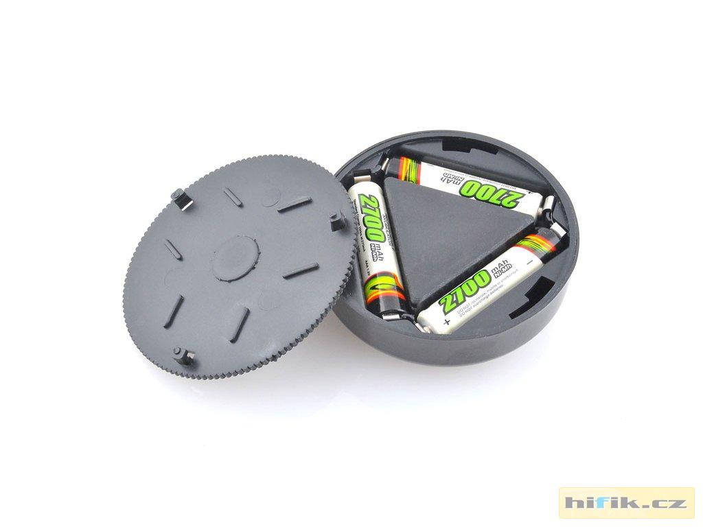 Samolepící lampička 3 LED stříbrná