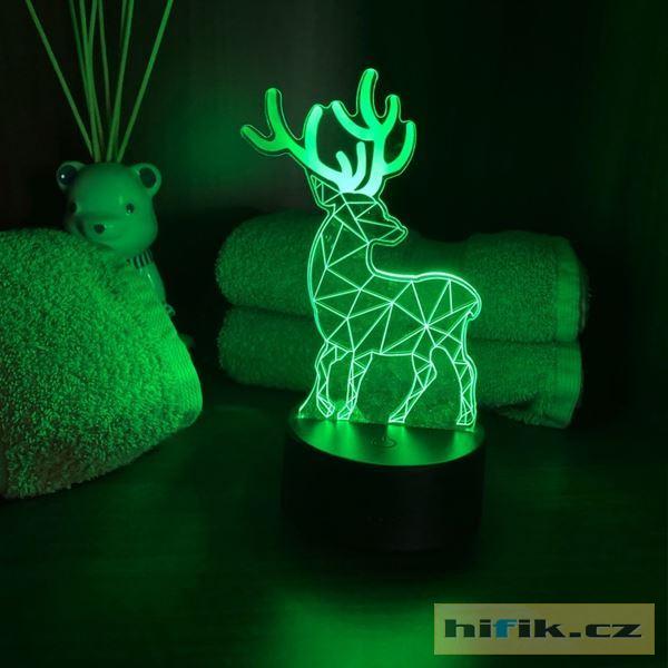 Lampa s 3D iluzí - jelen