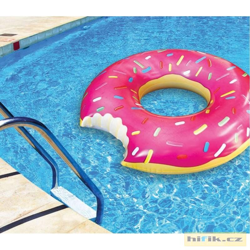 Nafukovací kruh Donut - růžový