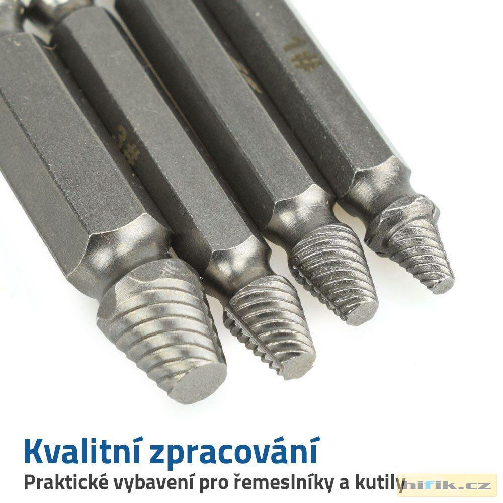 Sada na odstranění zničených šroubů