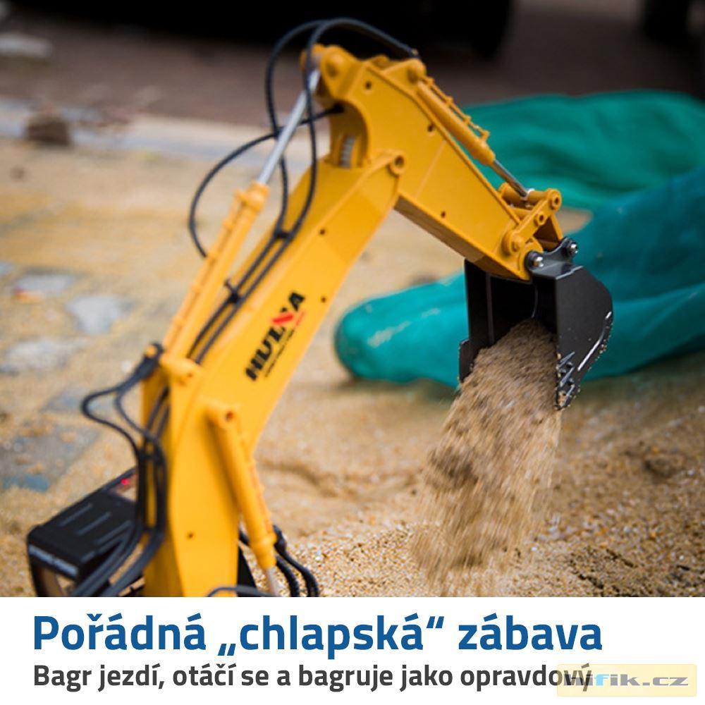 Bagr na dálkové ovládání