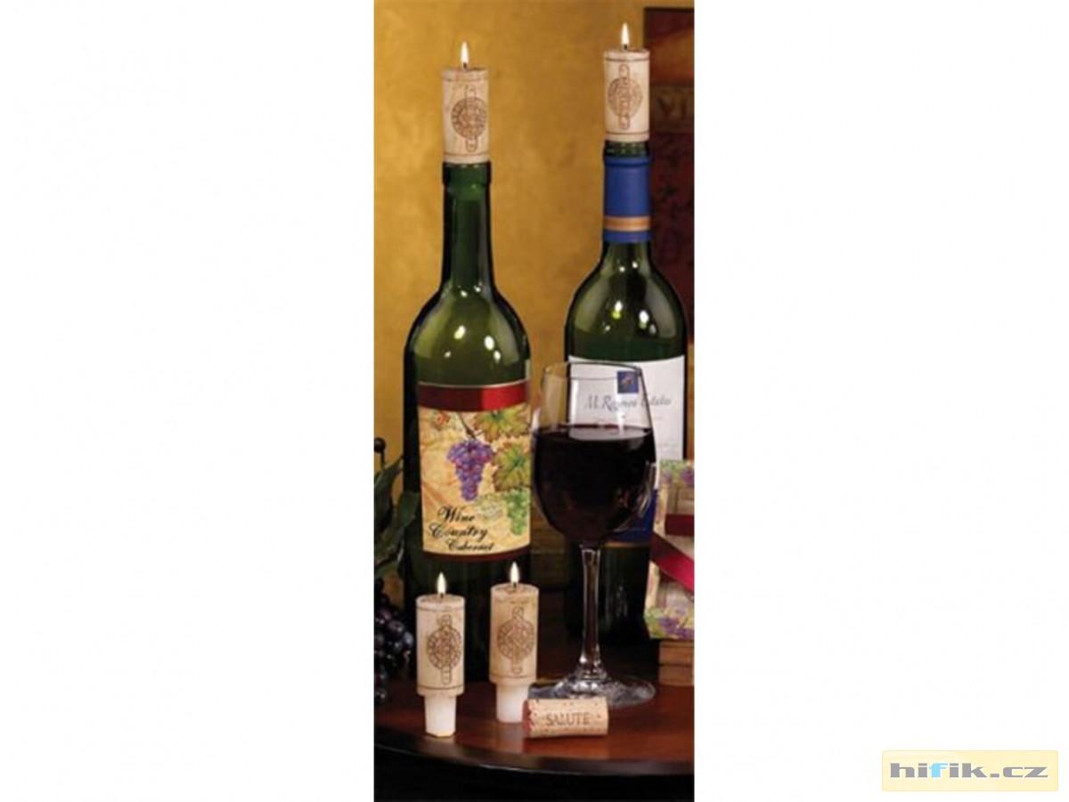 Svíčky vínové zátky 4ks