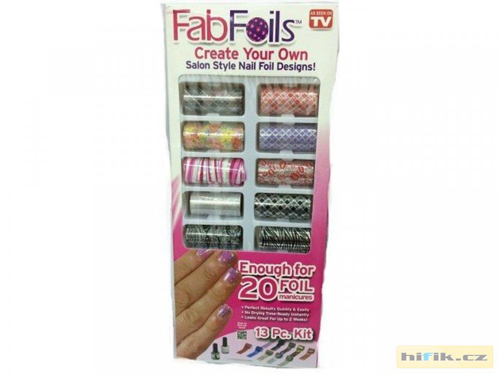 Zdobící nehtové fólie FabFoils