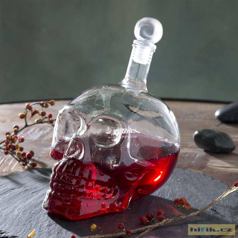 Karafa křišťálová lebka 400 ml