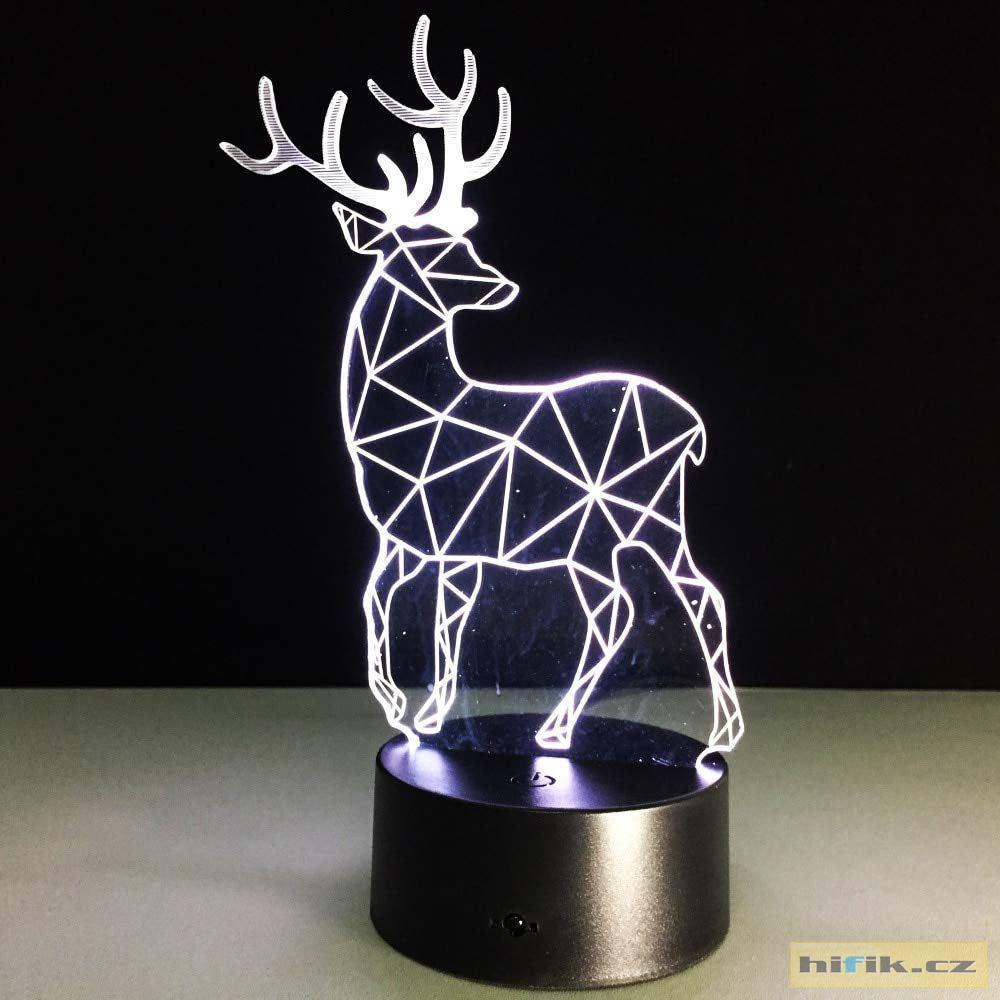Lampa s 3D iluzí - jelen