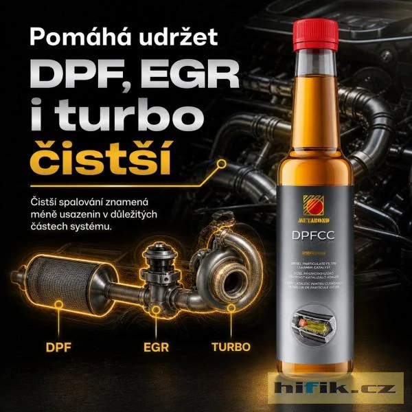 Metabond DPFCC: Vysoce účinné aditivum do nafty pro regeneraci a čištění filtru pevných částic (250 ml)