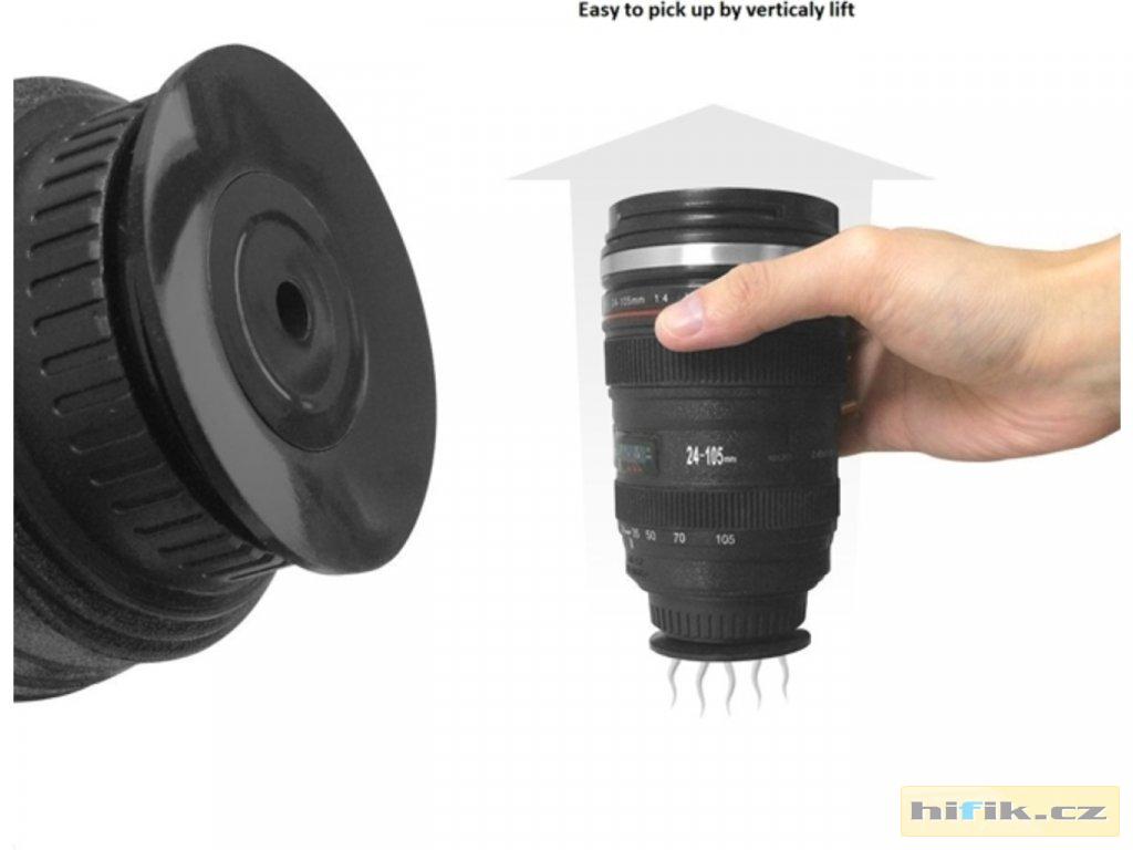 Antigravitační Hrnek objektiv Lens cup