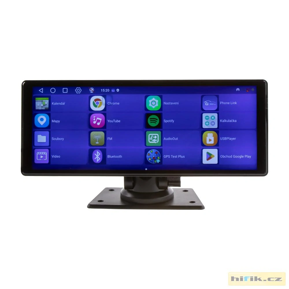Monitor 10,26" s OS Android + Apple CarPlay, Android auto, Bluetooth, micro SD, GPS, DVR