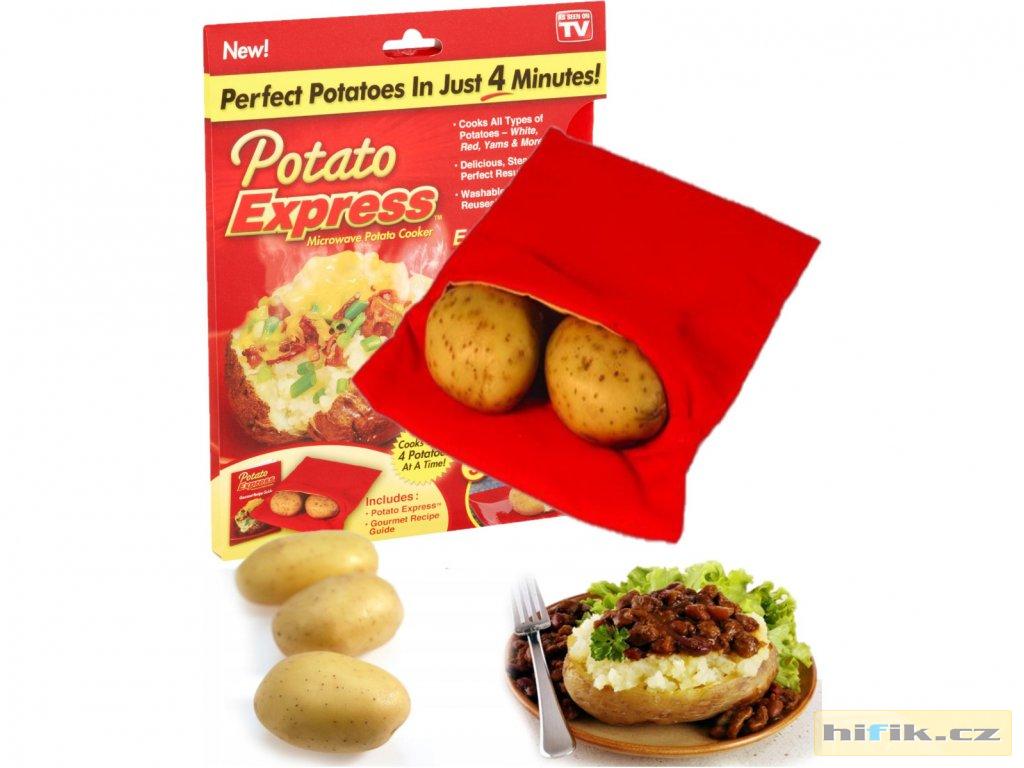 Sáček na vaření brambor v mikrovlnce