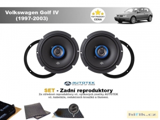 SET - zadní reproduktory do Volkswagen Golf IV (1997-2003) - Autotek