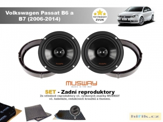 SET - zadní reproduktory do Volkswagen Passat B6 a B7 (2006-2014) - Musway