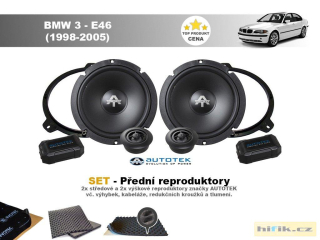 SET - přední reproduktory do BMW 3 - E46 (1998-2005) - Autotek