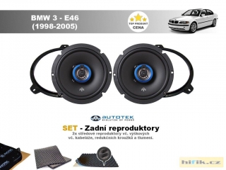 SET - zadní reproduktory do BMW 3 - E46 (1998-2005) - Autotek
