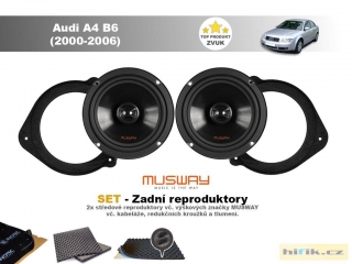 zadní reproduktory do Audi A4 B6 (2000-2006) - Musway