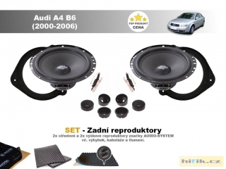zadní reproduktory do Audi A4 B6 (2000-2006)- Audio System MX