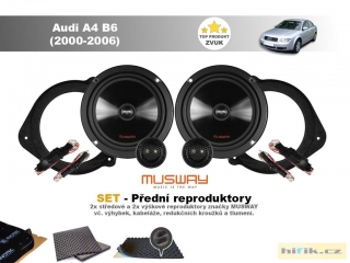 přední reproduktory do Audi A4 B6 (2000-2006) - Musway