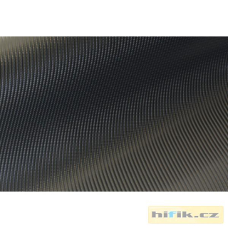 EXKLUZIVNÍ 4D KARBONOVÁ ČERNÁ POLEPOVÁ FÓLIE 152X100CM - INTERIÉR/EXTERIÉR