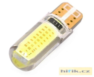 LED žárovka do auta W5W T10 silikon