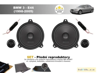 Přední reproduktory do BMW 3 - E46 (1998-2005) - MB Quart QM165 BMW
