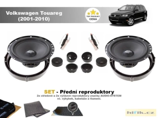 přední reproduktory do Volkswagen Touareg (2001-2010)- Audio System MX