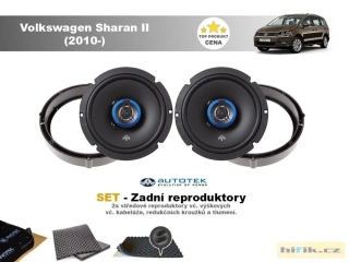 zadní reproduktory do Volkswagen Sharan II (2010-) - Autotek