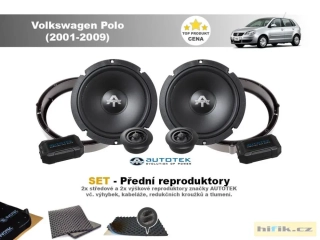 přední reproduktory do Volkswagen Polo (2001-2009) - Autotek