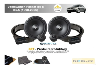 SET - přední reproduktory do Volkswagen Passat B5 a B5.5 (1998-2006) - Autotek