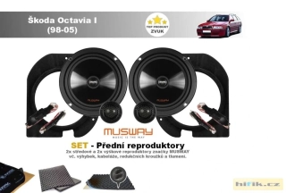 přední reproduktory do Škoda Octavia I (1998-2010) - Musway