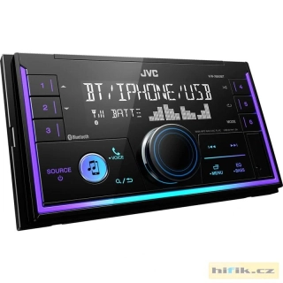  JVC 2DIN autorádio bez mechaniky/Bluetooth/USB/AUX/Multicolor kw-x850bt 