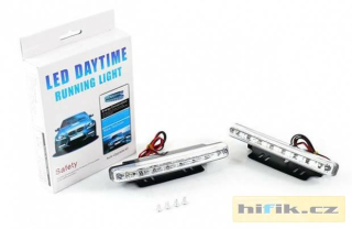 Světla pro denní svícení 2x8 led 12V